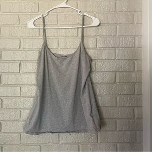Lot of 2 Amazon Essentials Tanks XL gray and white